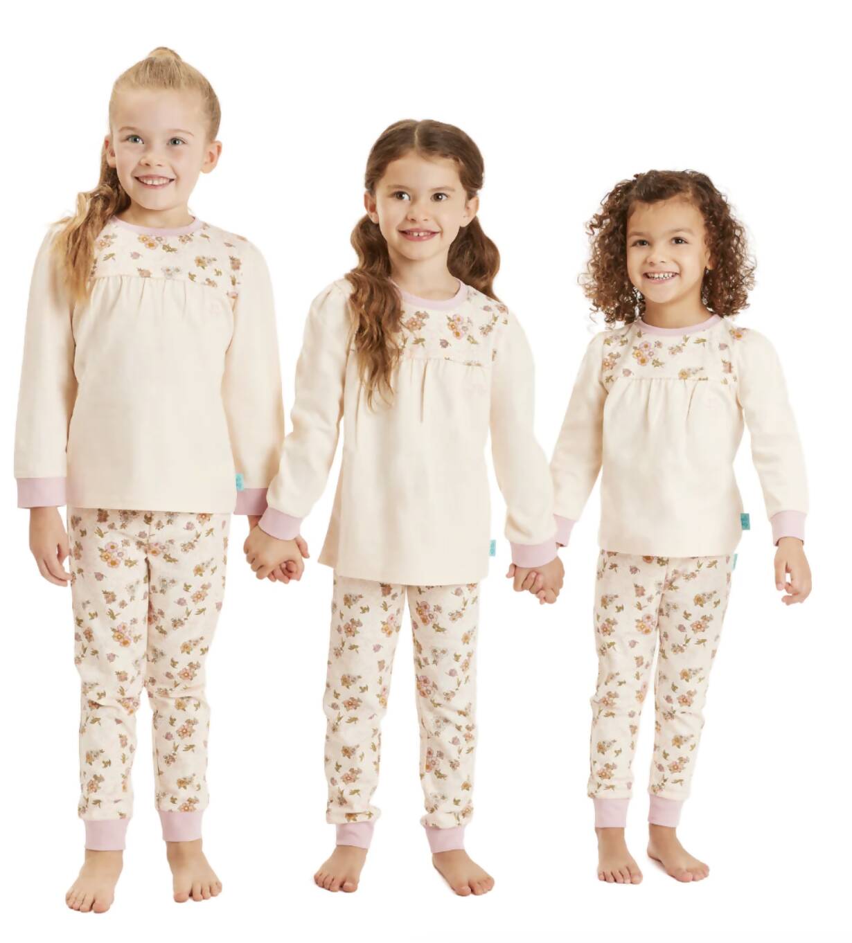 Floral Organic Cotton Jersey Pyjamas