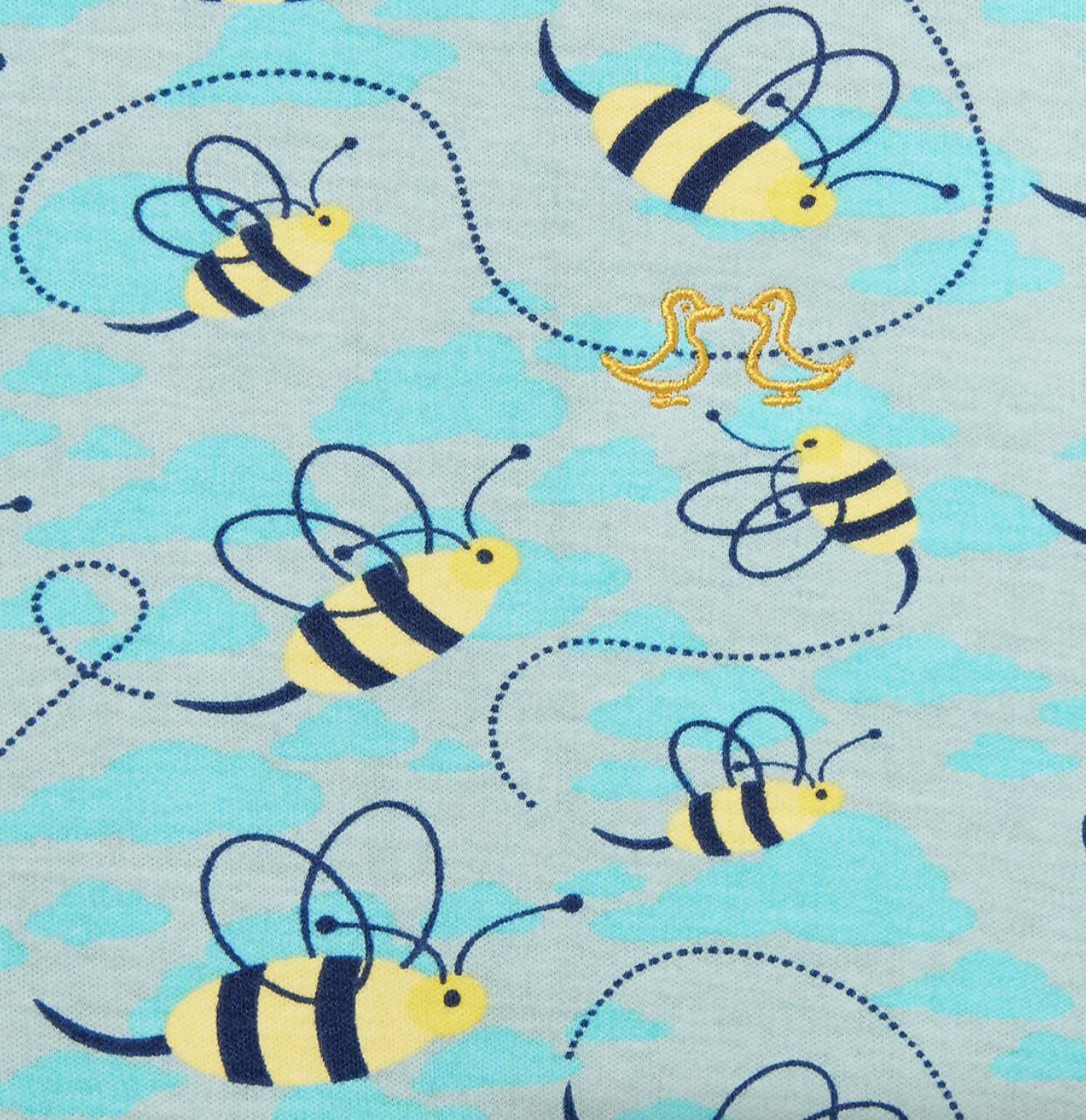Busy Bees Organic Cotton Jersey Pyjamas