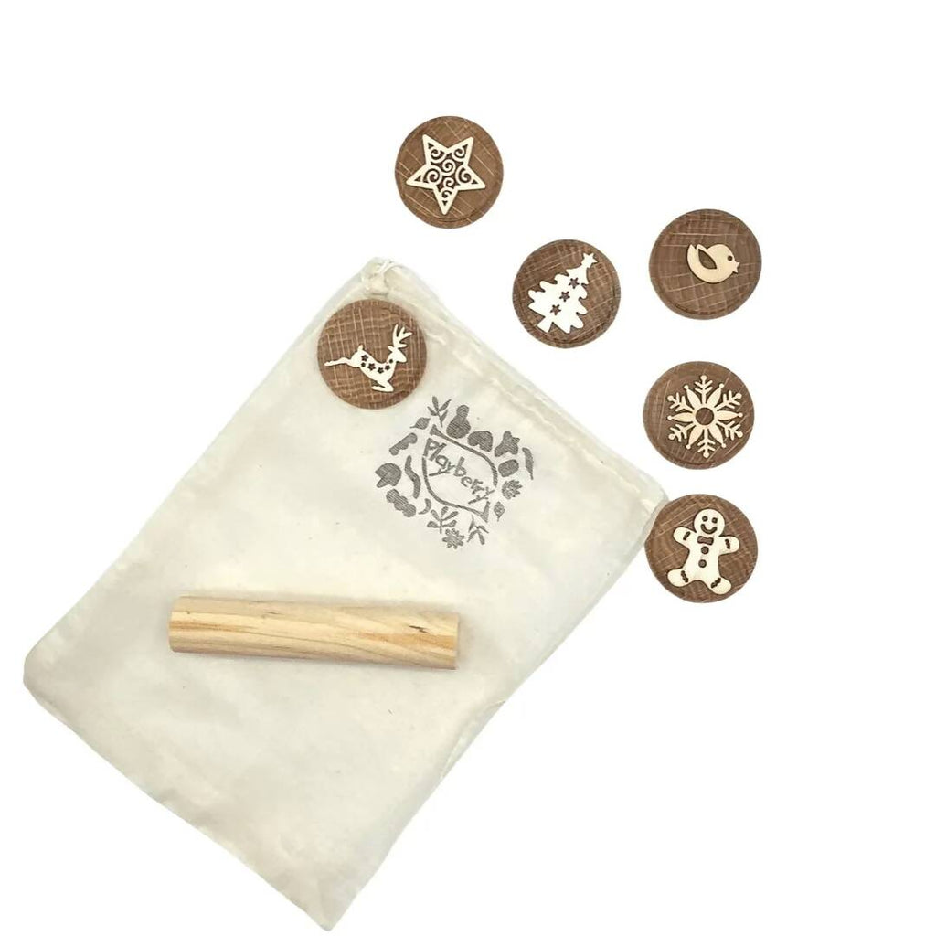 Wooden Playdough Stamps