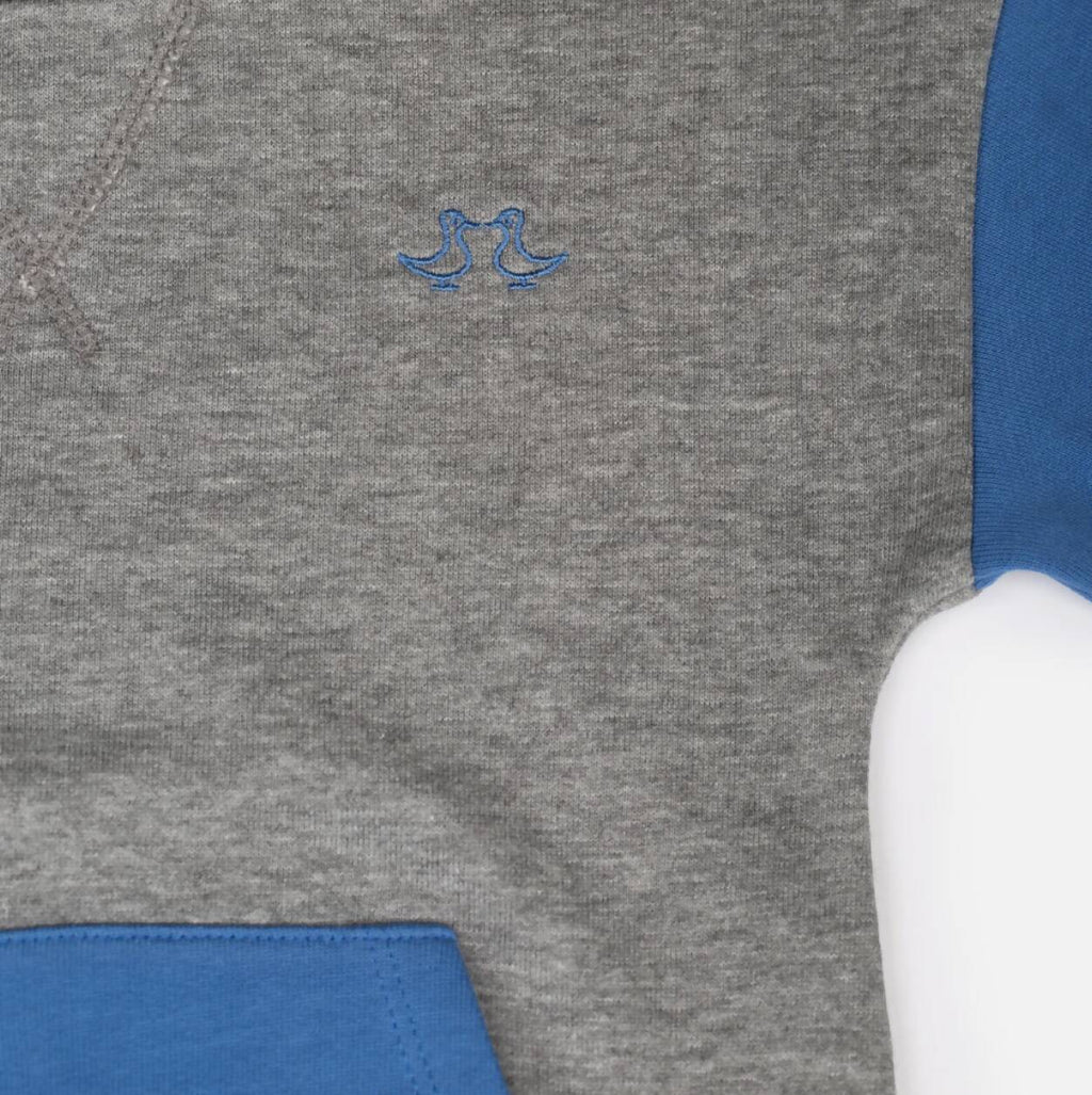 Grey and Blue Organic Cotton Lounge Set