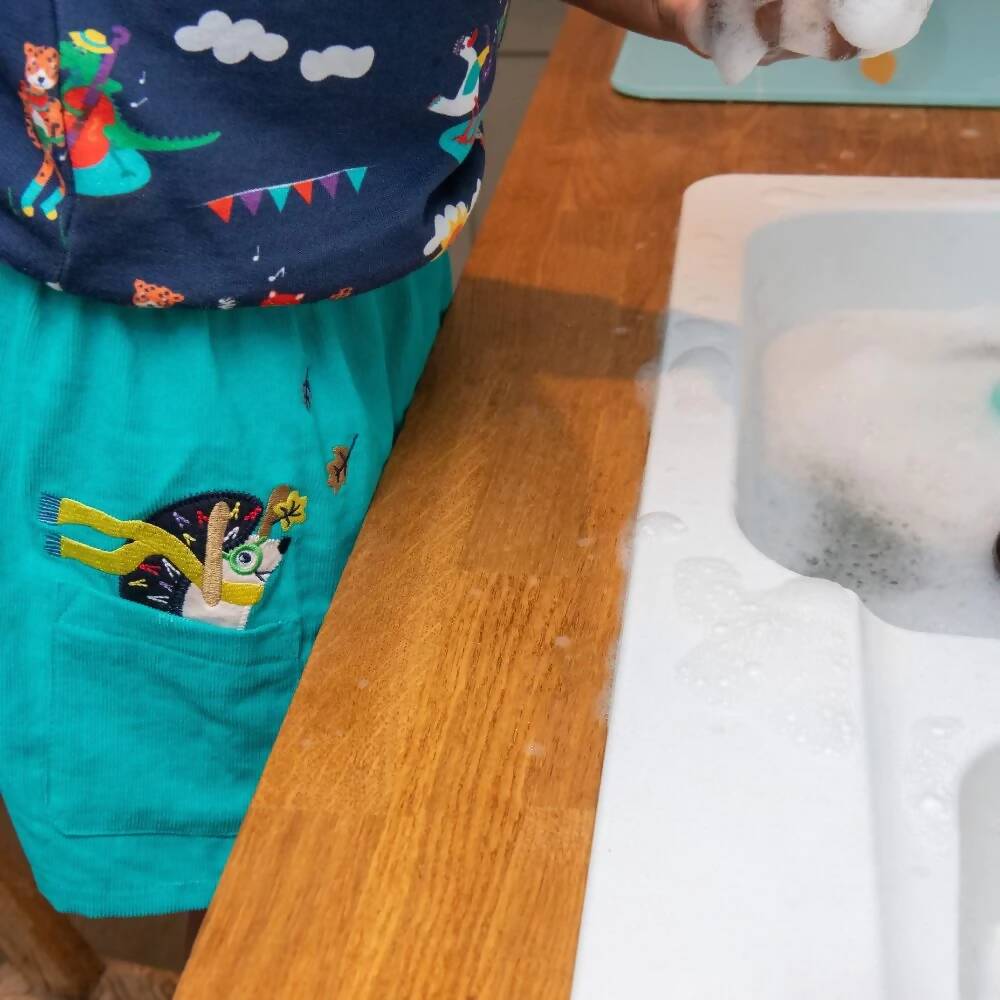 Sustainable_Cord_Turquoise_Skirt_Kids_Dog_Hedgehog_Applique_Pockets_Ducky_Zebra_1_1000x