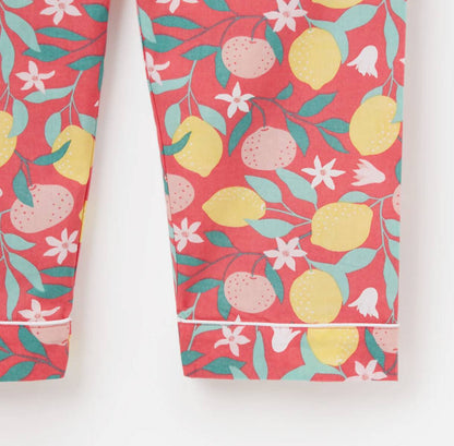 Lemon Grove Organic Cotton Button-up Pyjamas