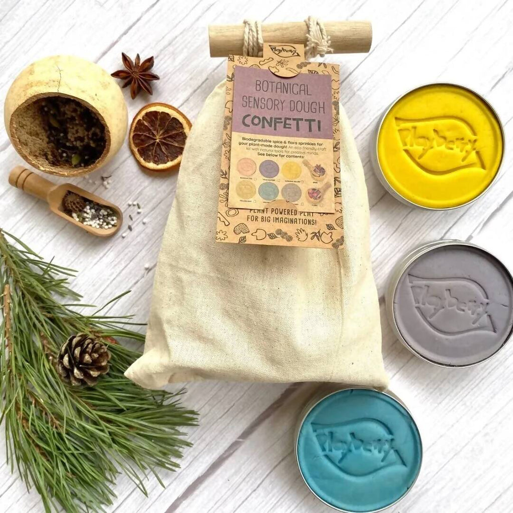 Biodegradable Natural Dough Confetti - Botanical Spice Kit