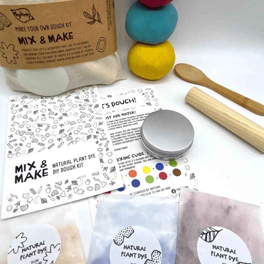 Make Your Own Natural Playdough - Natural Dye Kits