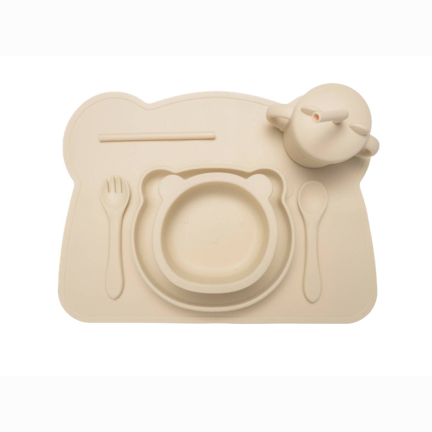 Little Bear Silicone Baby & Toddler Feeding/ Weaning Set