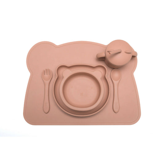 Little Bear Silicone Baby & Toddler Feeding/ Weaning Set