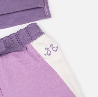 Lilac Organic Cotton Lounge Set