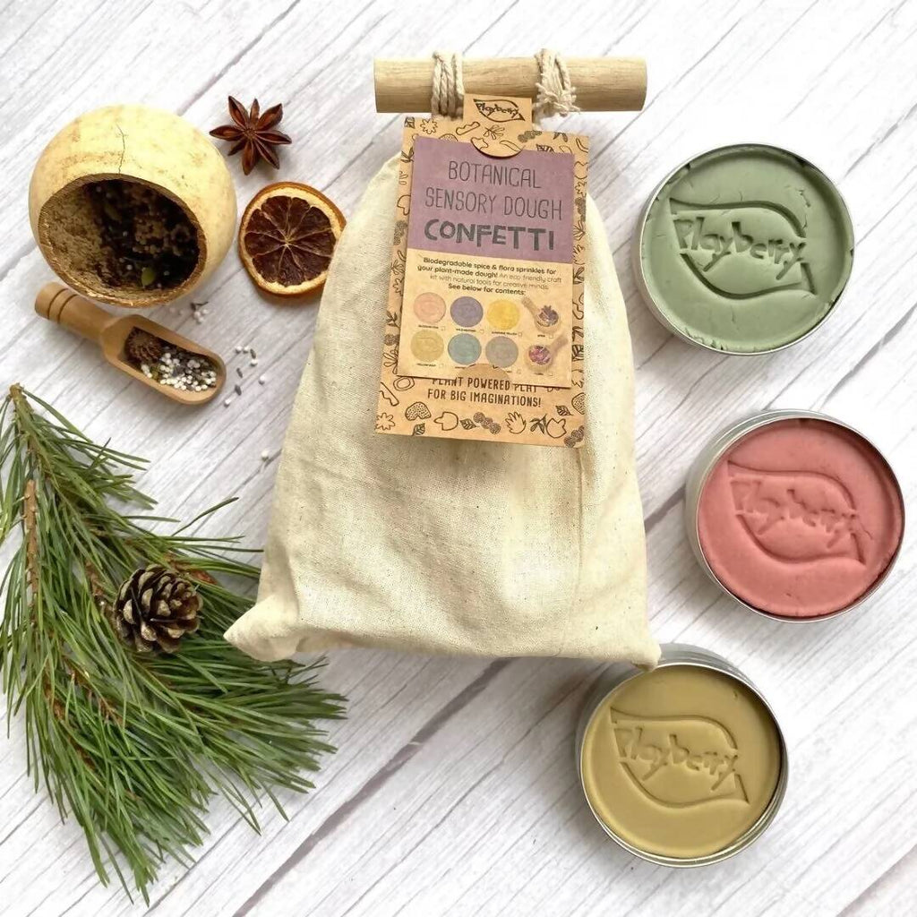 Biodegradable Natural Dough Confetti - Botanical Spice Kit