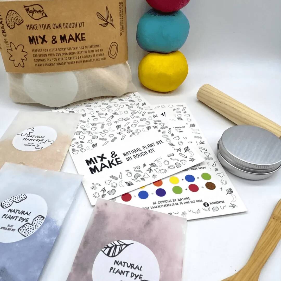 Make Your Own Natural Playdough - Natural Dye Kits