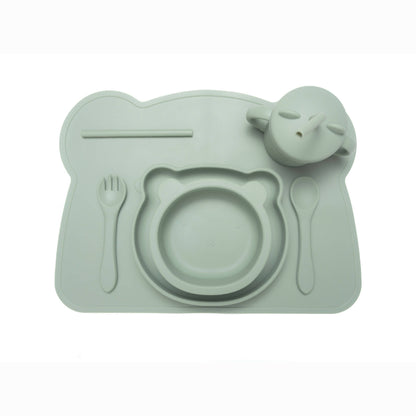 Little Bear Silicone Baby & Toddler Feeding/ Weaning Set