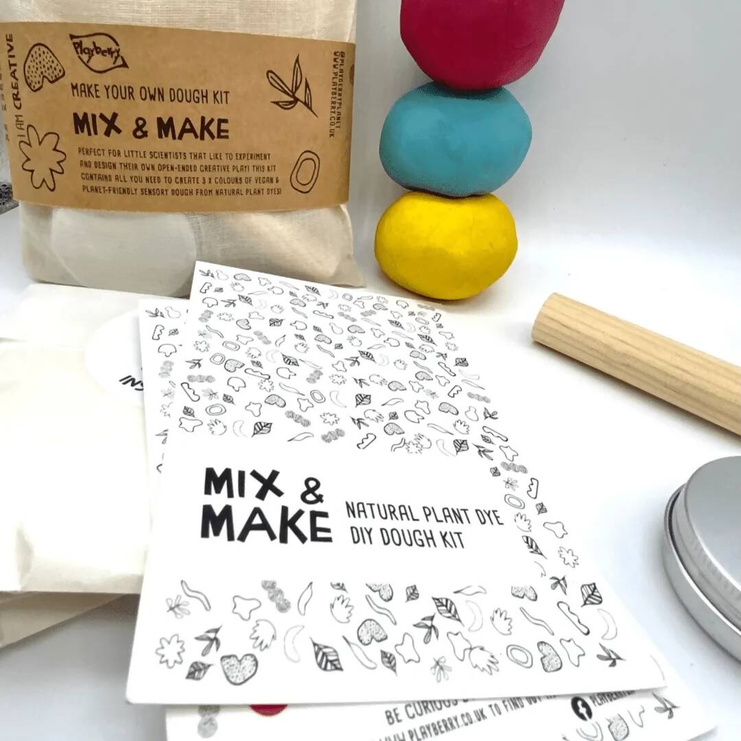 Make Your Own Natural Playdough - Natural Dye Kits