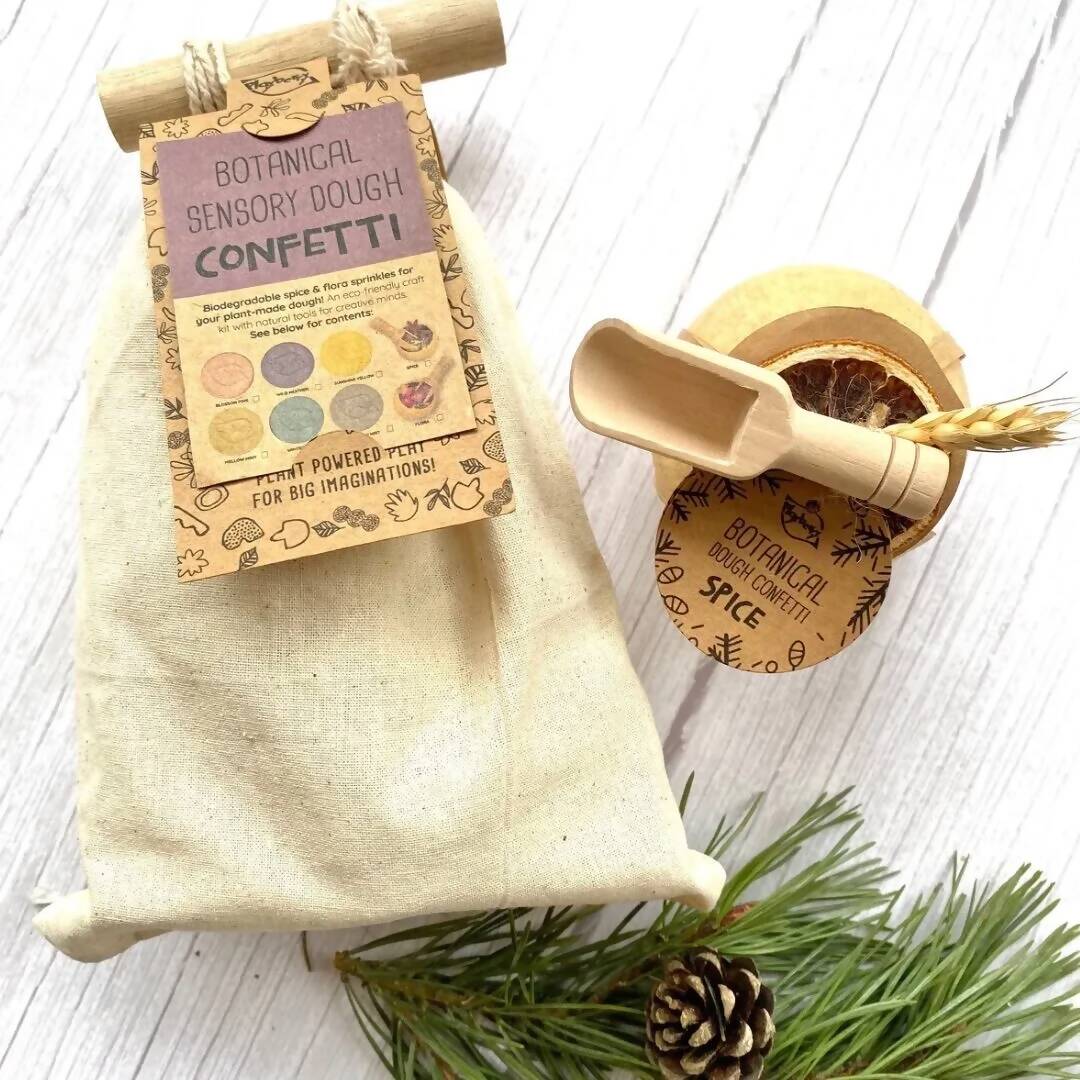 Biodegradable Natural Dough Confetti - Botanical Spice Kit